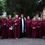 Church choir members at Rachel's licencing service
