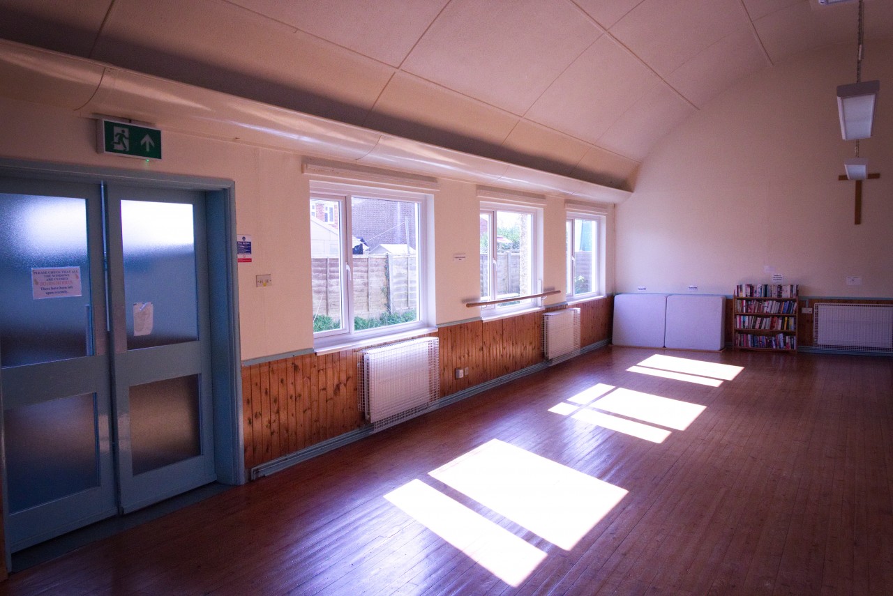 Community Hall, before the blinds