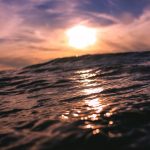 Body of water with sun