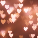 Hearts bokeh effect