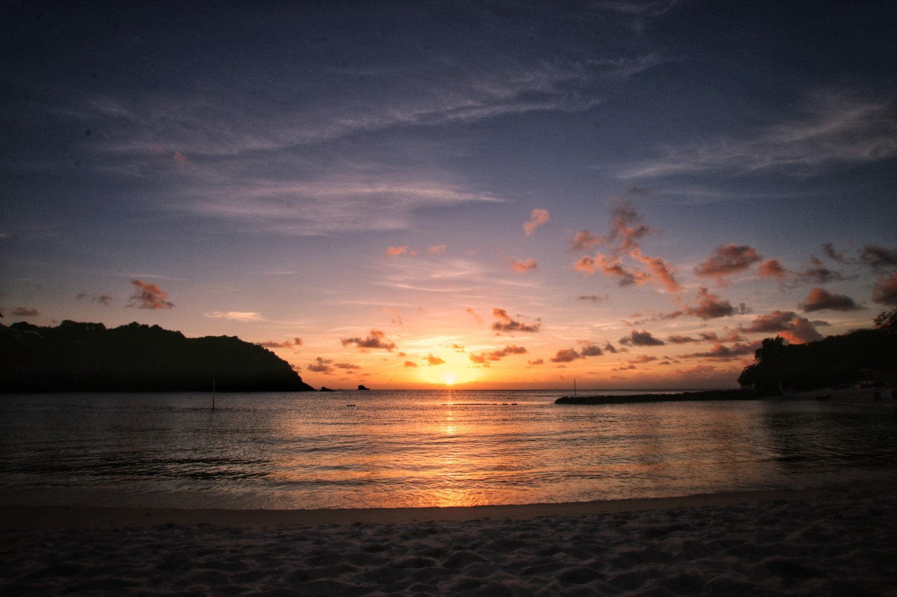 Sunset in St Lucia