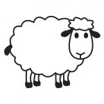 Cartoon sheep image