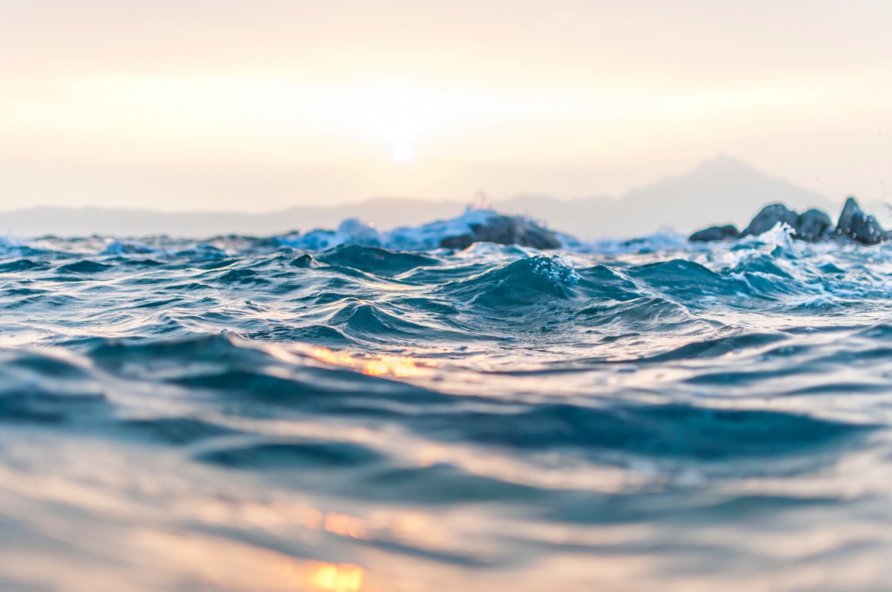 Body of water, taken close to the water