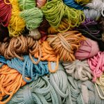 Coloured yarn and wool