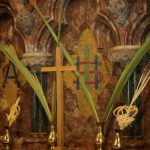 Palm leaves at our Palm Sunday service