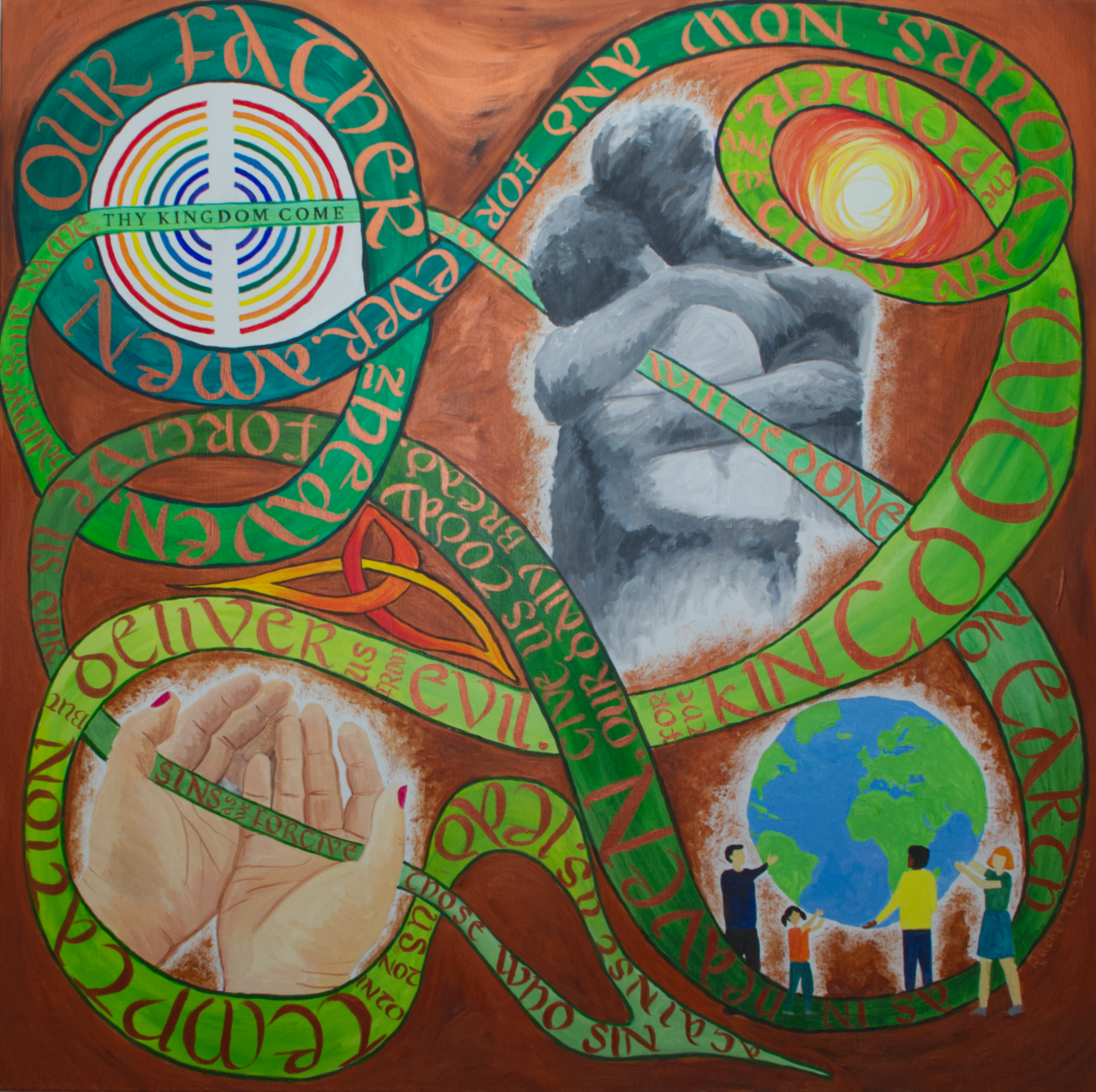 Thy Kingdom Come painting by Rachel Noël