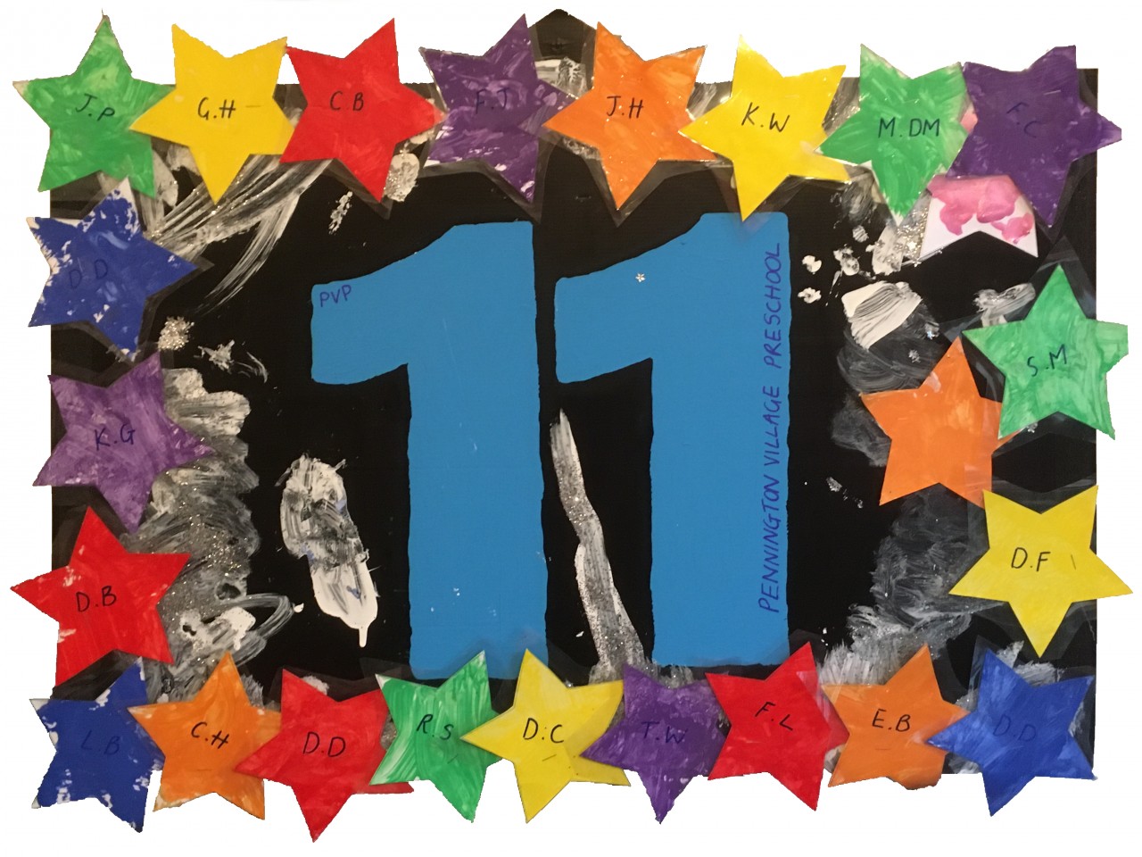 Decorated by Pennington Pre-School