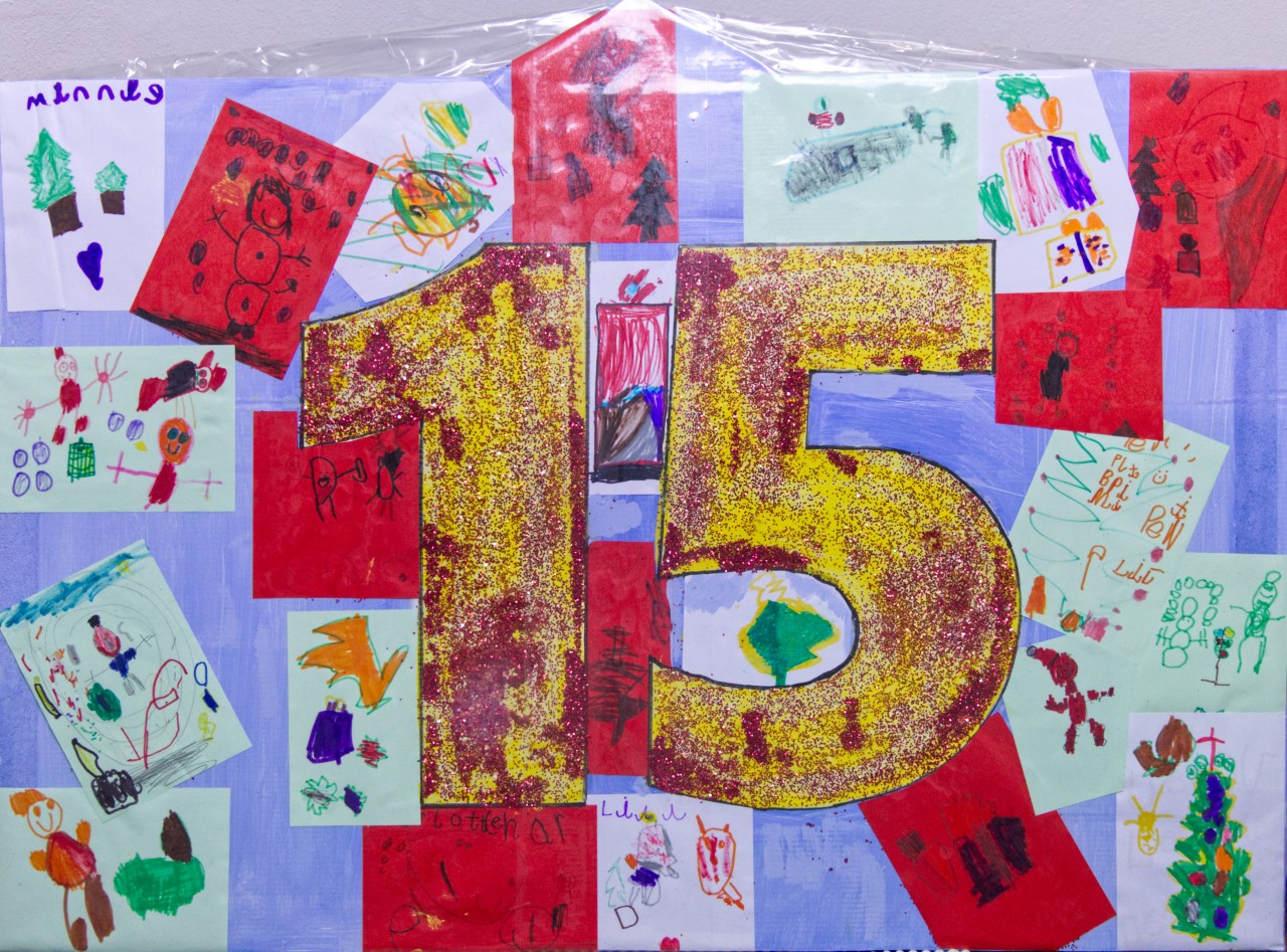 Today's board is decorated by Pennington Infant School.