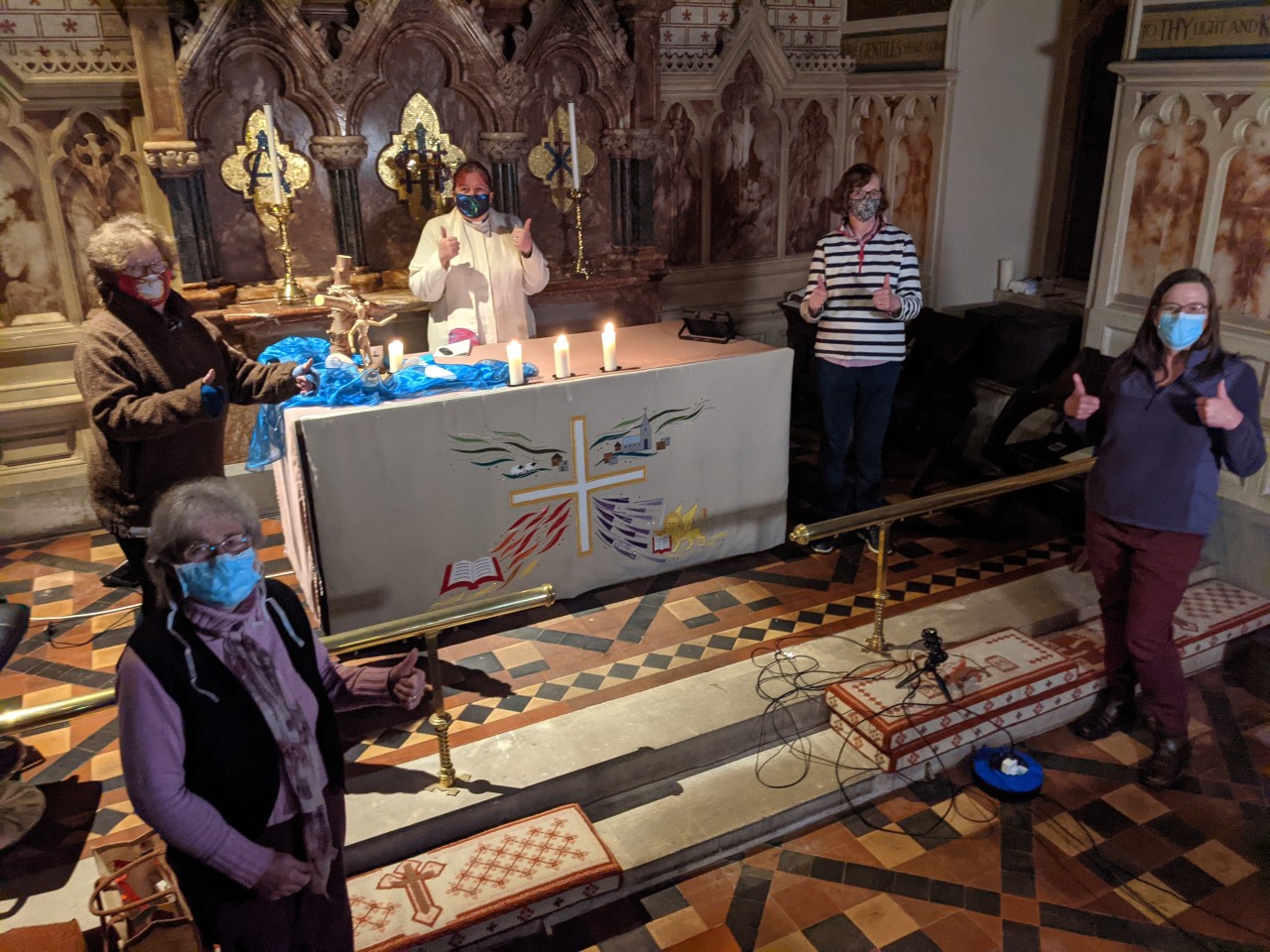 Preparing for the Easter Vigil service