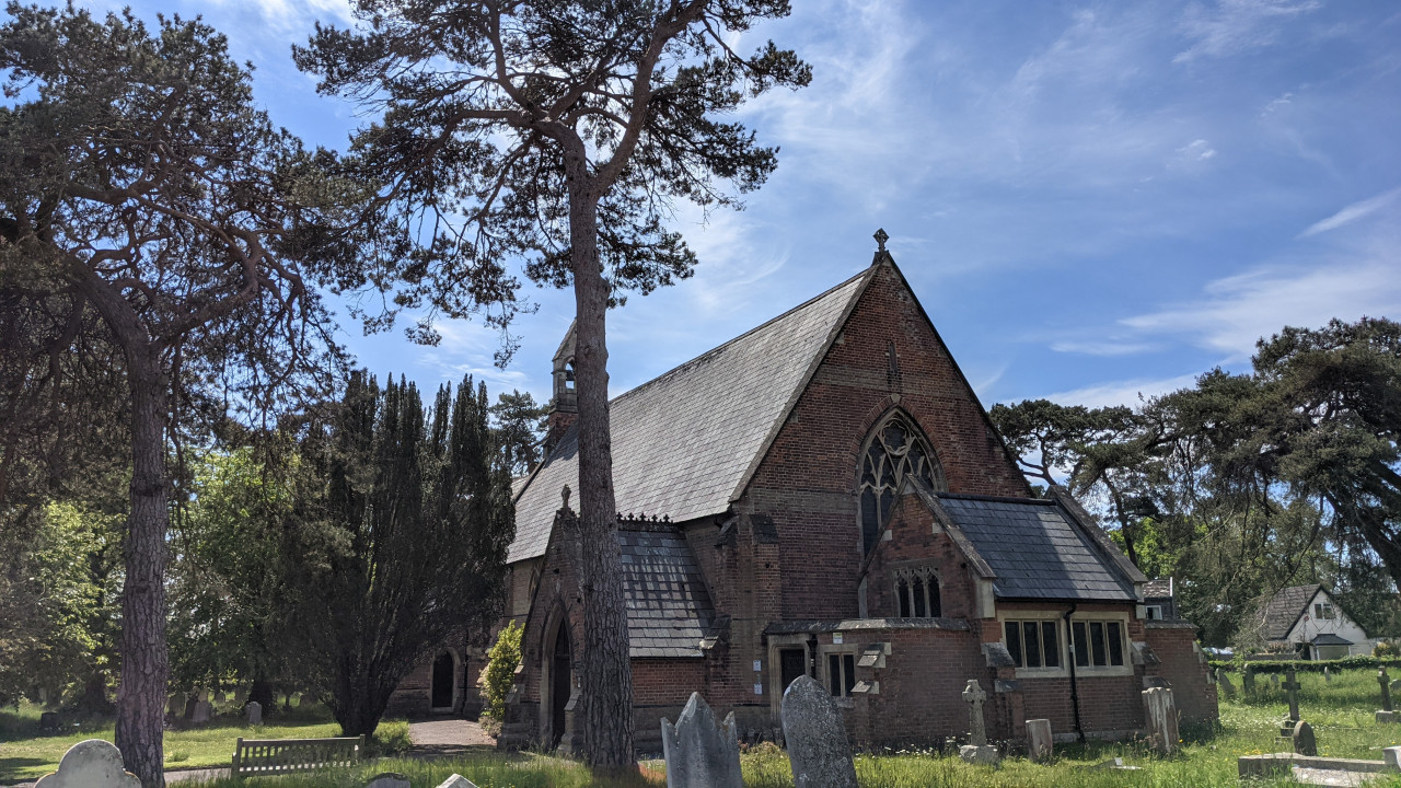 St Mark's under late May sunshine