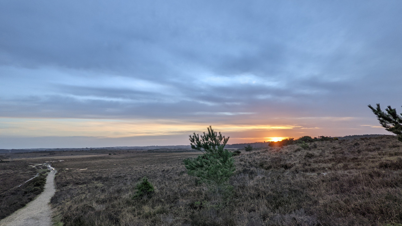 Sunrise on New Years Day 2022