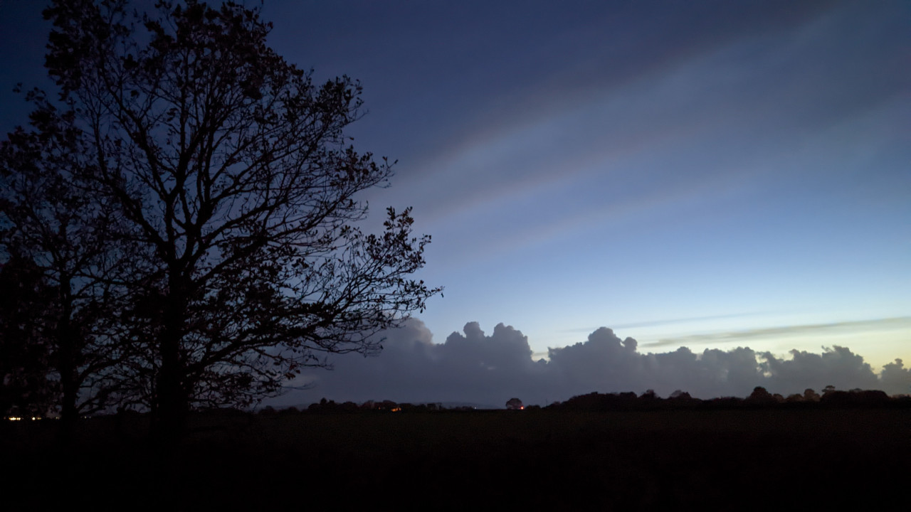 Sunset over Lymington